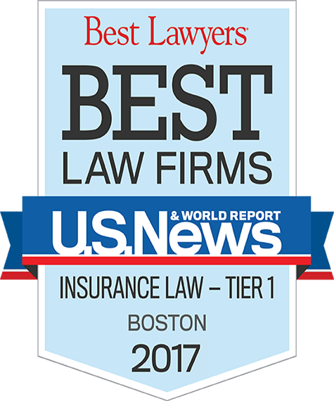Best Lawyers Award for Insurance Law 2017