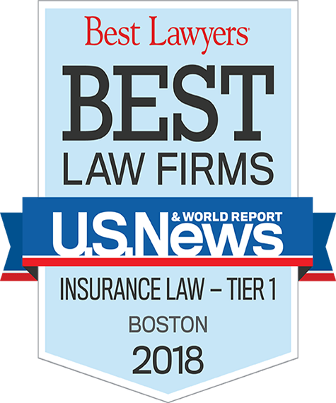 Best Lawyers Award for Insurance Law 2018