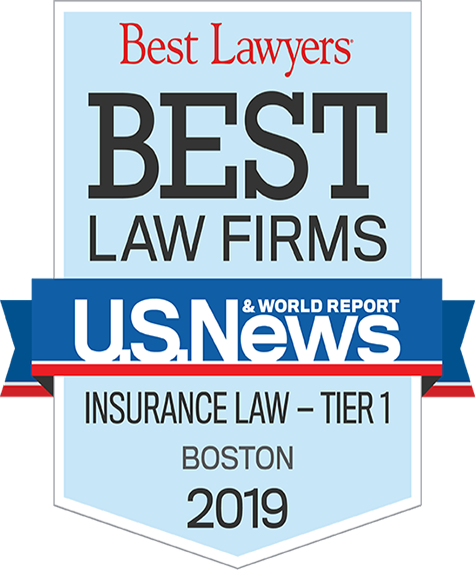 Best Lawyers Award for Insurance Law 2019