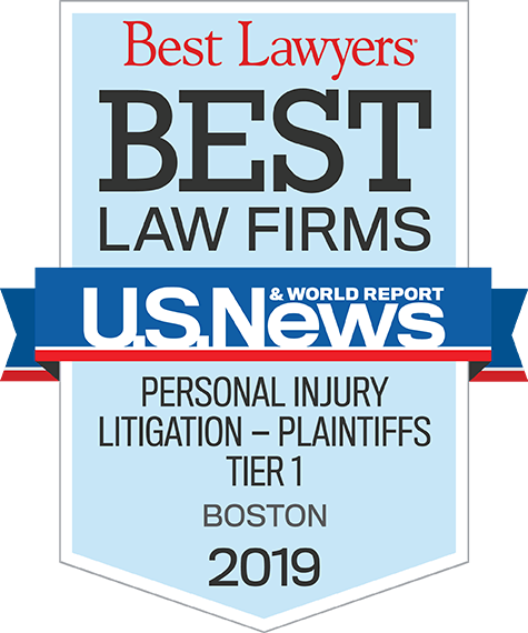 Best Lawyers Award for Personal Injury Litigation 2019