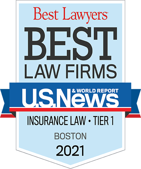 Best Lawyers Award for Insurance Law 2021