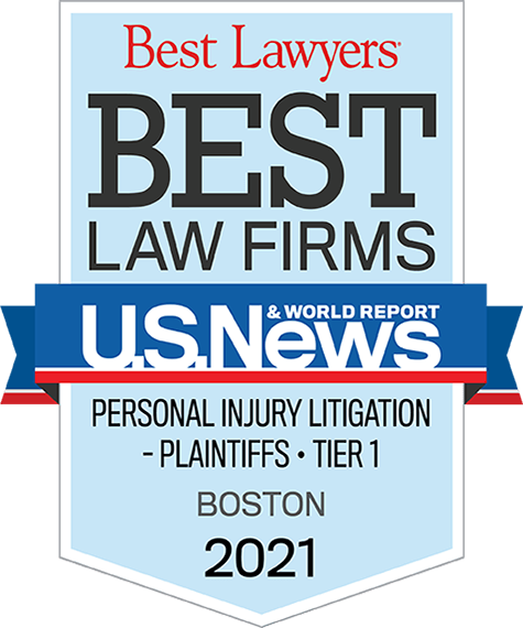 Best Lawyers Award for Personal Injury Litigation 2021